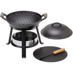 Item Number:666039 GRILL FIRE ALL-IN-ONE ALL-IN-ONE CAST IRON GRILL