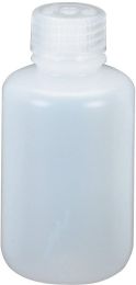 4 OZ NARROW MOUTH HDPE BOTTLE WITH CAP
